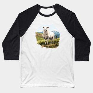 White Sheep Baseball T-Shirt